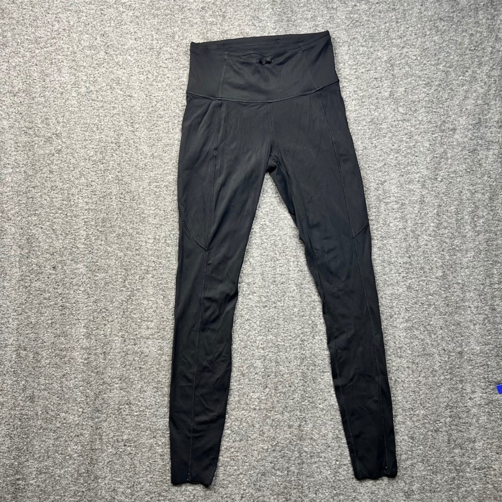 Lululemon Leggings Women 4 Black Tight Stuff Tight II LW5BXUS